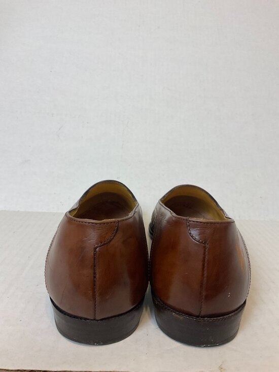 Bragano Cole Haan Loafers Brown Men\'s 10.5 Braided Leather Cap Toe main image 3
